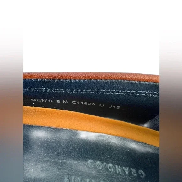SOLD Cole Haan Genuine Leather Lenox Hill Venetian brown Loafers 9 - Picture 7 of 8